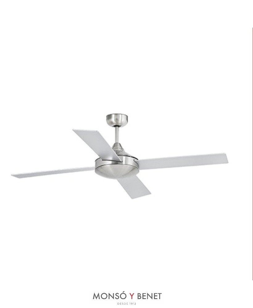 VENTILADOR MALLORCA NIQUEL MATE