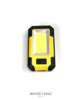 LINTERNA LED POWER BANK RECARGABLE GANCHO+IMAN LR-6416
