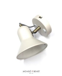 FOCO PARED E27 AP-2791 BLANCO