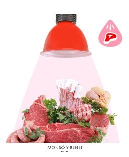 COLGANTE CAMPANA CA30CR CARNICERIA ROJO