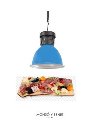 COLGANTE CAMPANA CA30CHZ CHARCUTERIAS AZUL