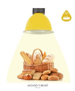 COLGANTE CAMPANA CA30PANA PANADERIAS Y PASTELERÍAS AMARIL