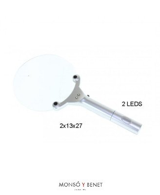 LINTERNA LUPA LED L-1296 CON LUZ LED