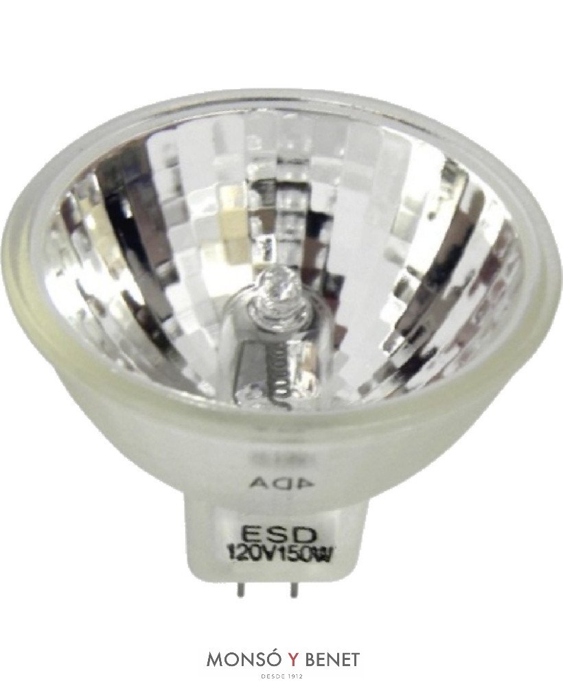 BOMBILLA FOTO ESD 120V 150W GY5.3 PATAS PLANAS