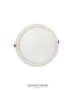 ARO REDONDO EMPOTRAR 12W LED A-700 B BLANCO FRIO 4000K