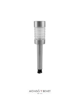FAROLILLO SOLAR ESTOQUE ES-7536 INOXIDABLE LUZ BLANCA