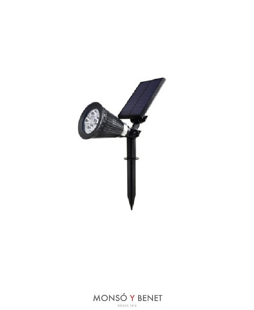 APLIQUE PARED O ESTOQUE SUELO FS-8176 PLASTICO NEGRO 6000K