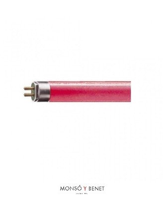 TUBO FLUORESCENTE FH COLOR ROJO 1A. MARCA 21W G 5