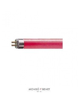 TUBO FLUORESCENTE FH COLOR ROJO 1A. MARCA 21W G 5