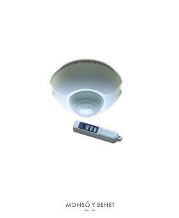 DETECTOR PRESENCIA S-360-K - 360g CON MANDO