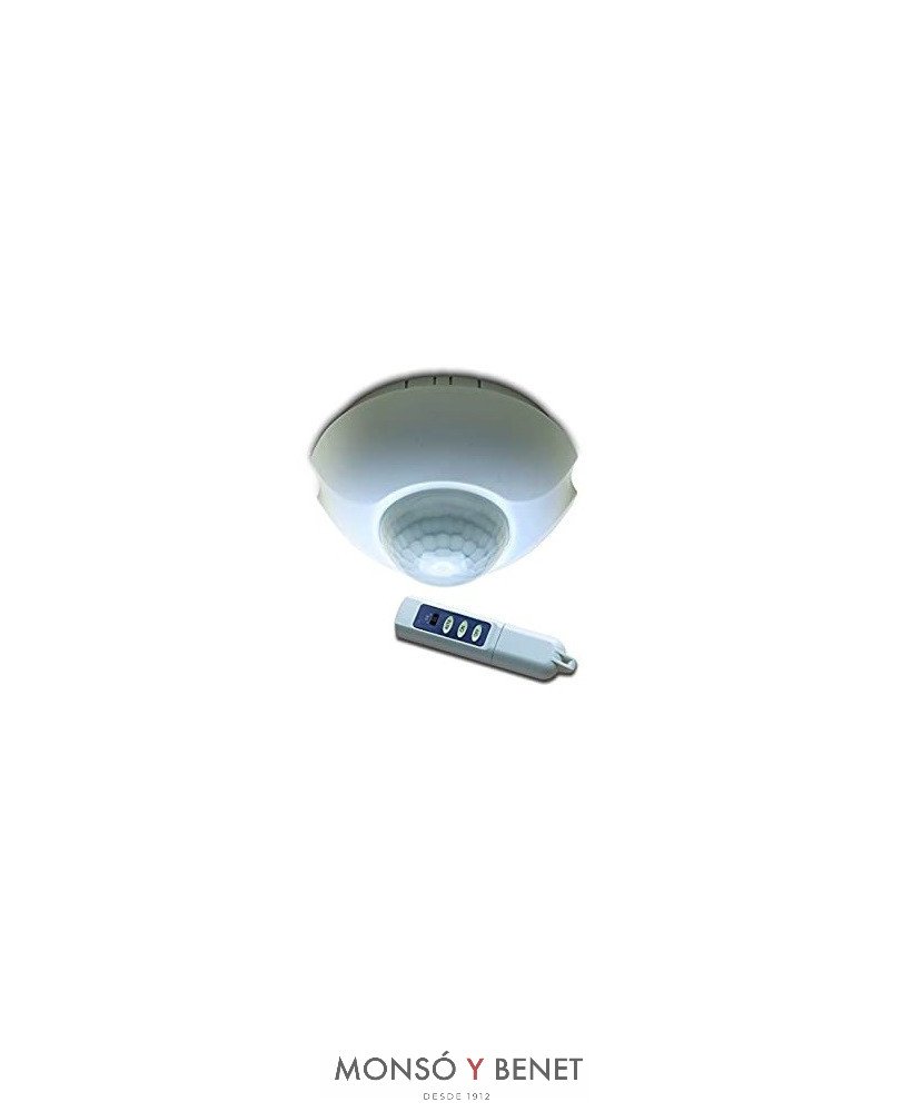 DETECTOR PRESENCIA S-360-K - 360g CON MANDO