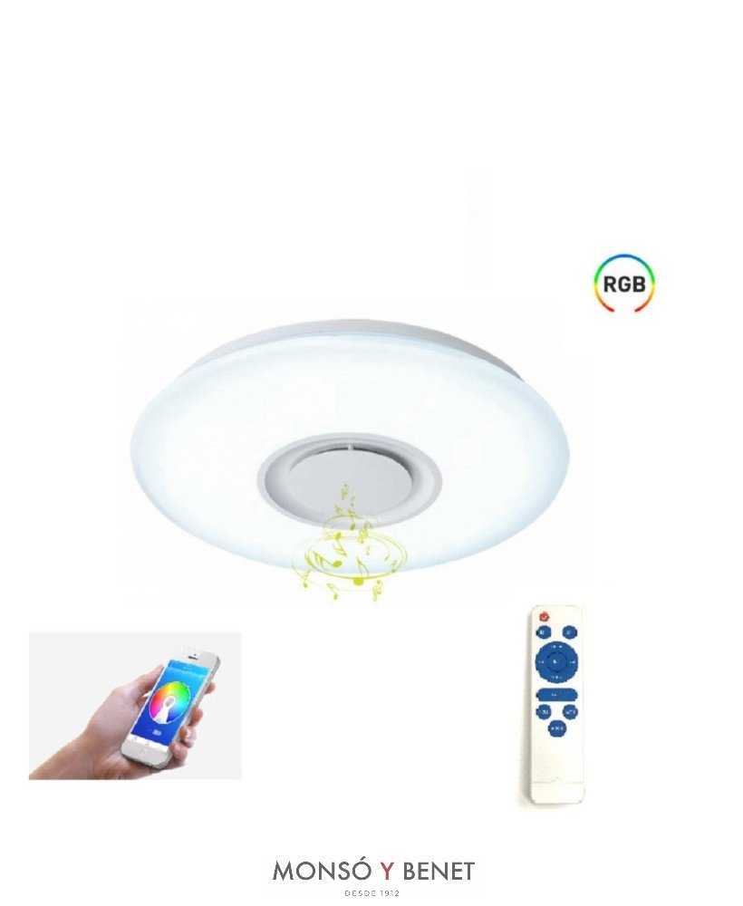 PLAFON LED SUPERFICIE 30W. CAN-365 RGBW