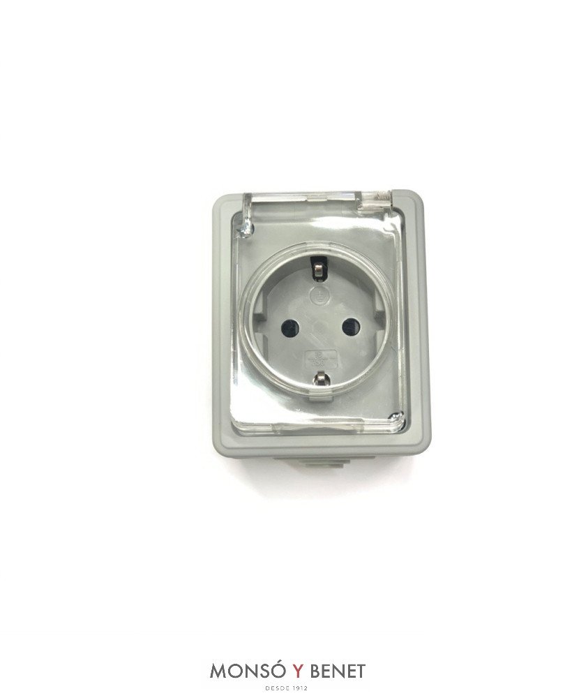 BASE ENCHUFE INTEMPERIE IP44 No. 309