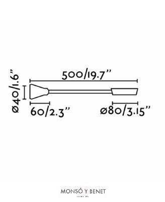 FLEXO PARED LED FP-4128 NEGRO