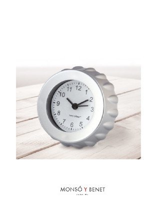 RELOJ MAGNÉTICO FORMA CHAPA DE BOTELLA