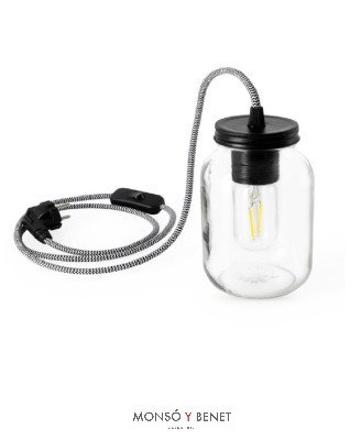APLIQUE LÁMPARA SOBREMESA Y COLGANTE LED ENCHUFE
