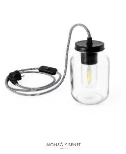 APLIQUE LÁMPARA SOBREMESA Y COLGANTE LED ENCHUFE