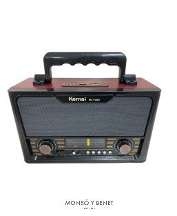 RADIO RETRO MADERA AM/FM/SW/MP3 USB/TF RF-8208