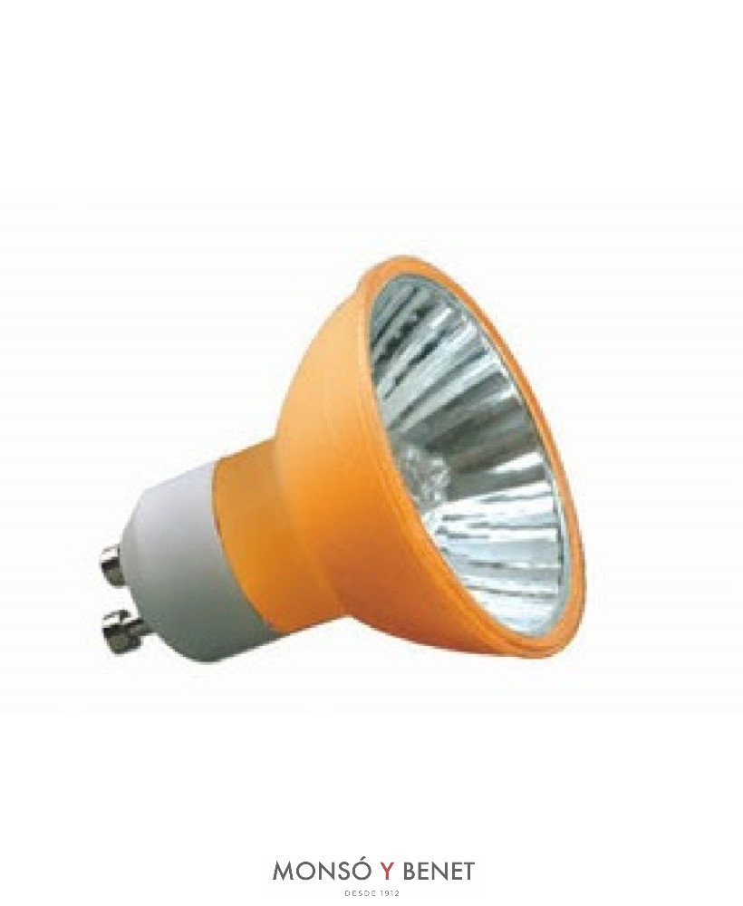 BOMBILLA PAR16 REFLECTOR NARANJA 83624 230V 35W GU10 2900K