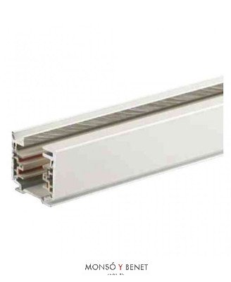 CARRIL UNIV. EUTRAC TRIFASICO NOVOLUX EUN-310 B 100CM.BLANCO