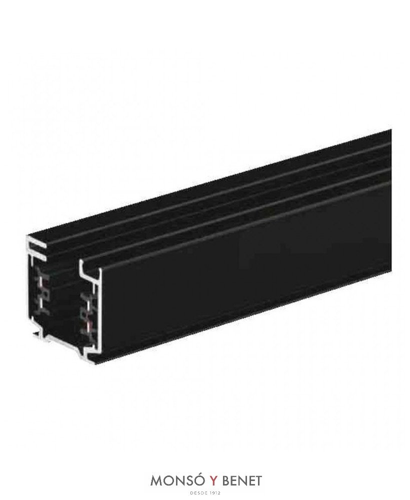 CARRIL UNIV. EUTRAC TRIFASICO NOVOLUX EUN-310 N 100CM. NEGRO
