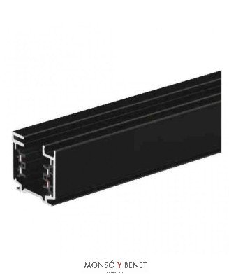 CARRIL UNIV. EUTRAC TRIFASICO NOVOLUX EUN-320 N 200CM. NEGRO