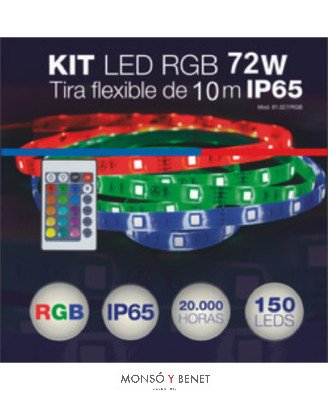 KIT RGB 10 METROS K-8127 RGB