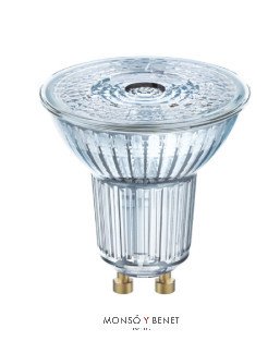 BOMBILLA LED PAR16 DICROICA 50 230V 6.9W 08GD3U GU10 3000K