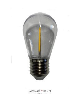 BOMBILLA LED ESFERICA PLASTICO 01EON3 2700K