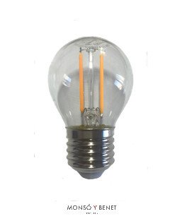 BOMBILLA LED ESFERICA ORO 02EON20 2000K E27
