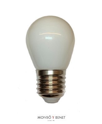 BOMBILLA LED ESFERICA MATE 04EFN2 E27 2700K