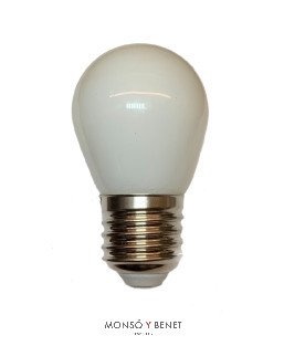 BOMBILLA LED ESFERICA MATE 04EFN2 E27 2700K