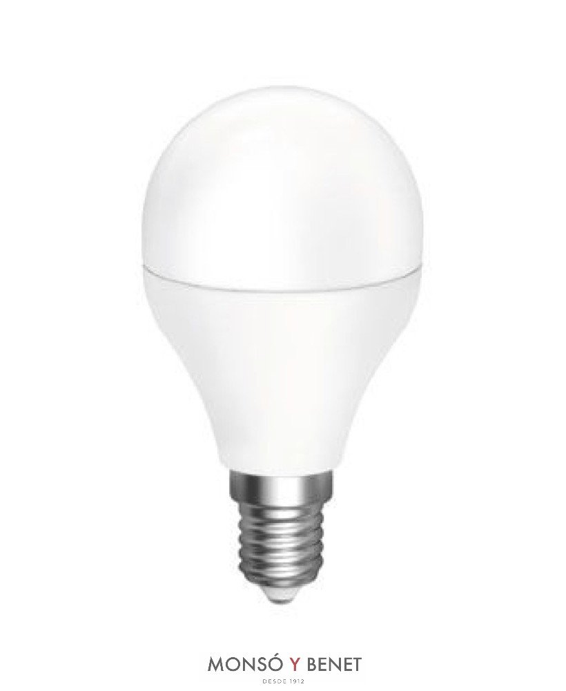 BOMBILLA LED ESFERICA MATE 05EDM6 E14 6500K