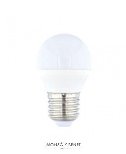 BOMBILLA LED ESFERICA 12 24 VOLTIOS 04E1N3 E27 3000K