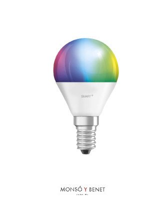 BOMBILLA LED ESFERICA SMART WIFI DIM RGBW 230V 5W E14