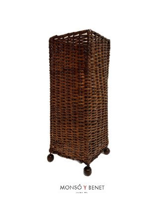 LAMPARA SOBREMESA RATAN LSRATAREC RECTANGULAR