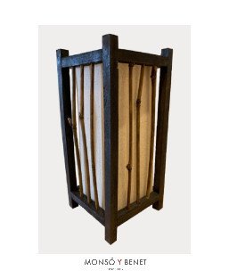 LAMPARA SOBREMESA LONA LSLONAGB GRANDE RECTANG