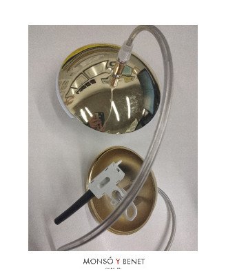 COLGANTE MONTA.GOTA CERA M-7715 DORADO