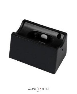 PORTALAMPARAS DE METAL COLOR NEGRO PARA LINESTRA