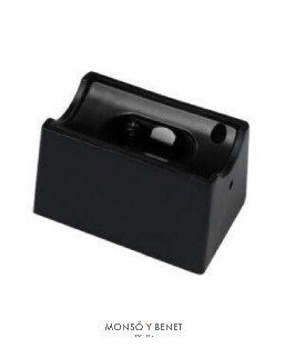 PORTALAMPARAS DE METAL COLOR NEGRO PARA LINESTRA