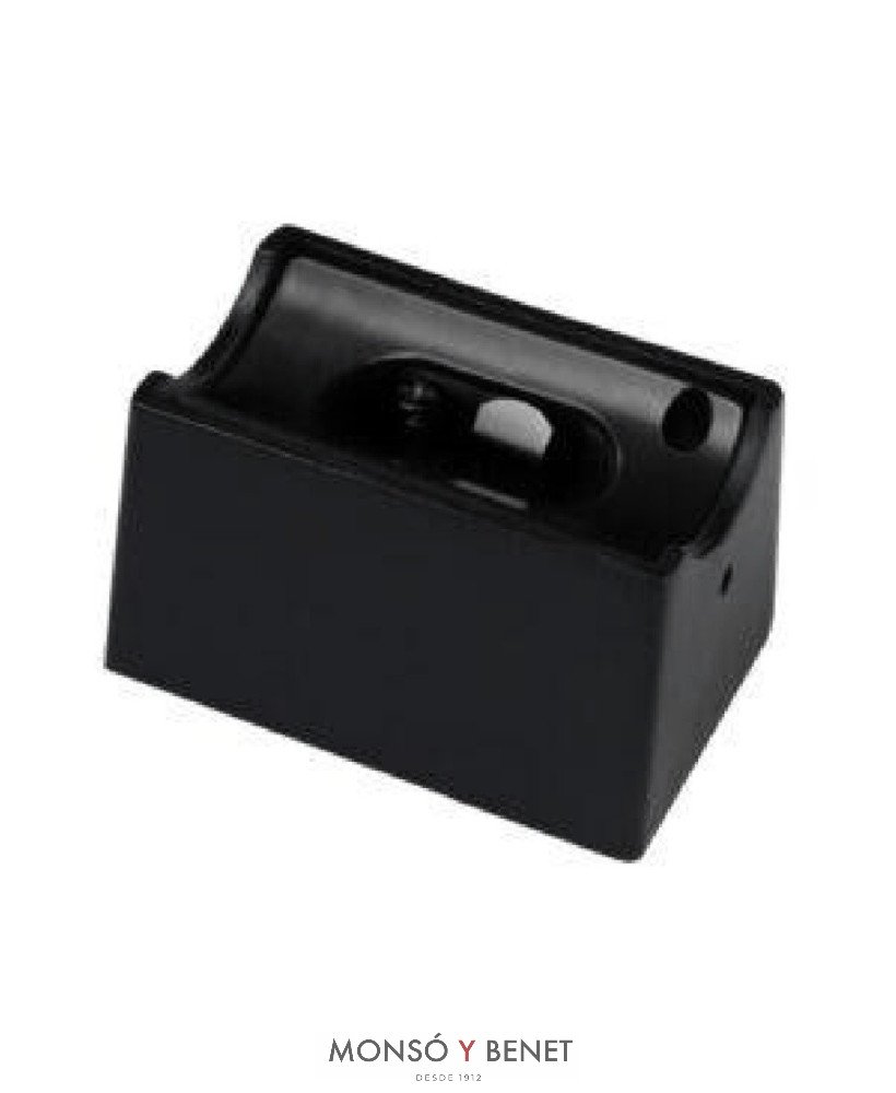 PORTALAMPARAS DE METAL COLOR NEGRO PARA LINESTRA
