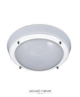 PLAFON ANTIVANDALICO IK20 LED PA-1427 BLANCO