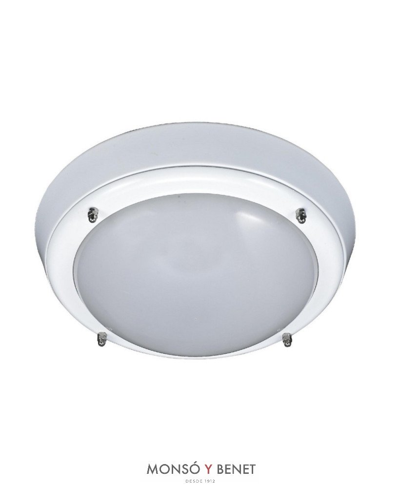 PLAFON ANTIVANDALICO IK20 LED PA-1427 BLANCO