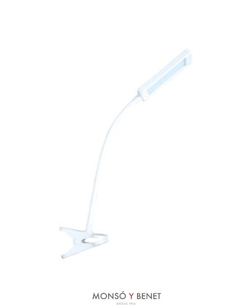 FLEXO LED PINZA FP-8273 BLANCO