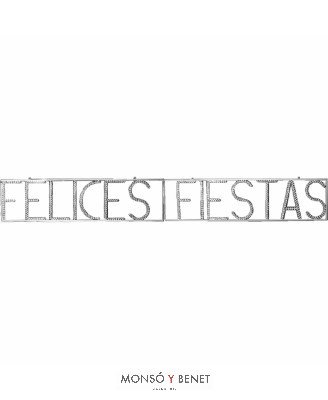 LETRERO FELICES FIESTAS SLFELI