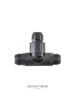 CONECTOR EMPALME IP68 CEM-3 TOMAS NEGRO