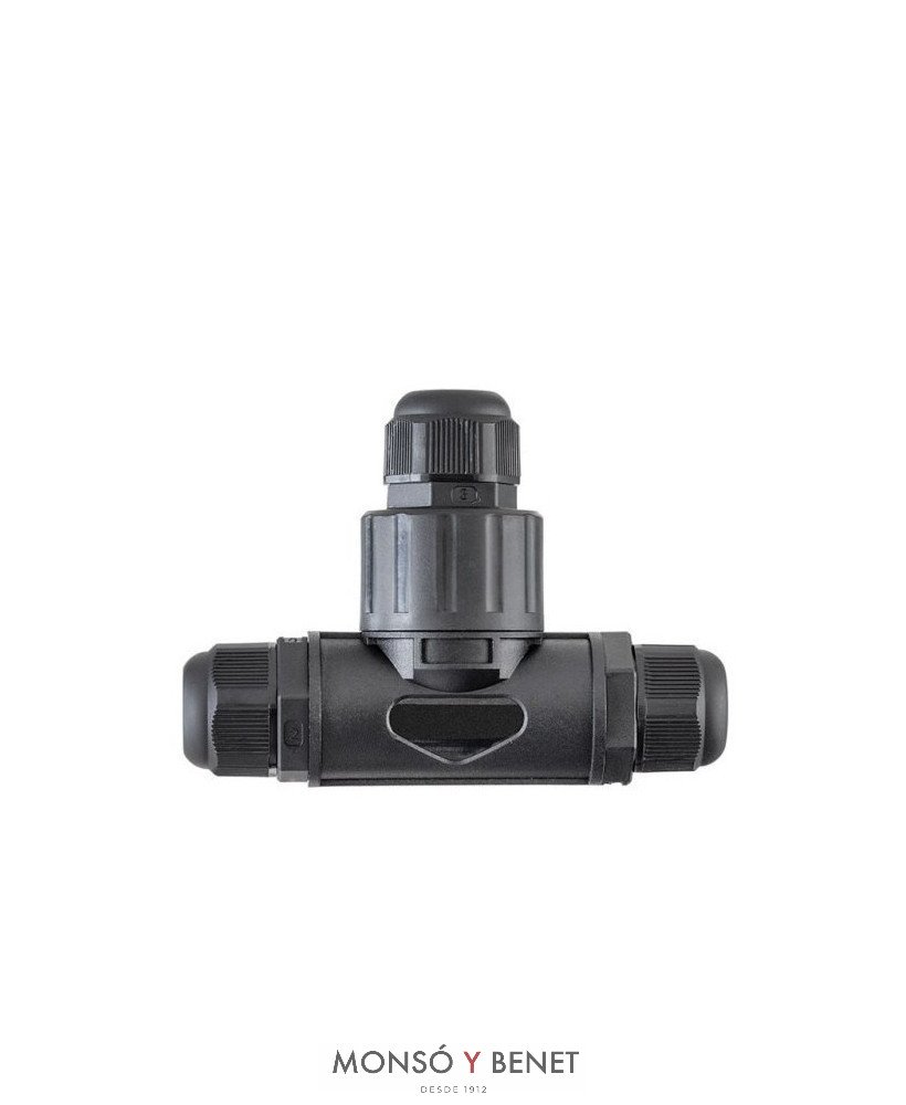 CONECTOR EMPALME IP68 CEM-3 TOMAS NEGRO