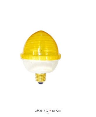 FLASH ESTROB.SRL-511 E27 AMARILLO