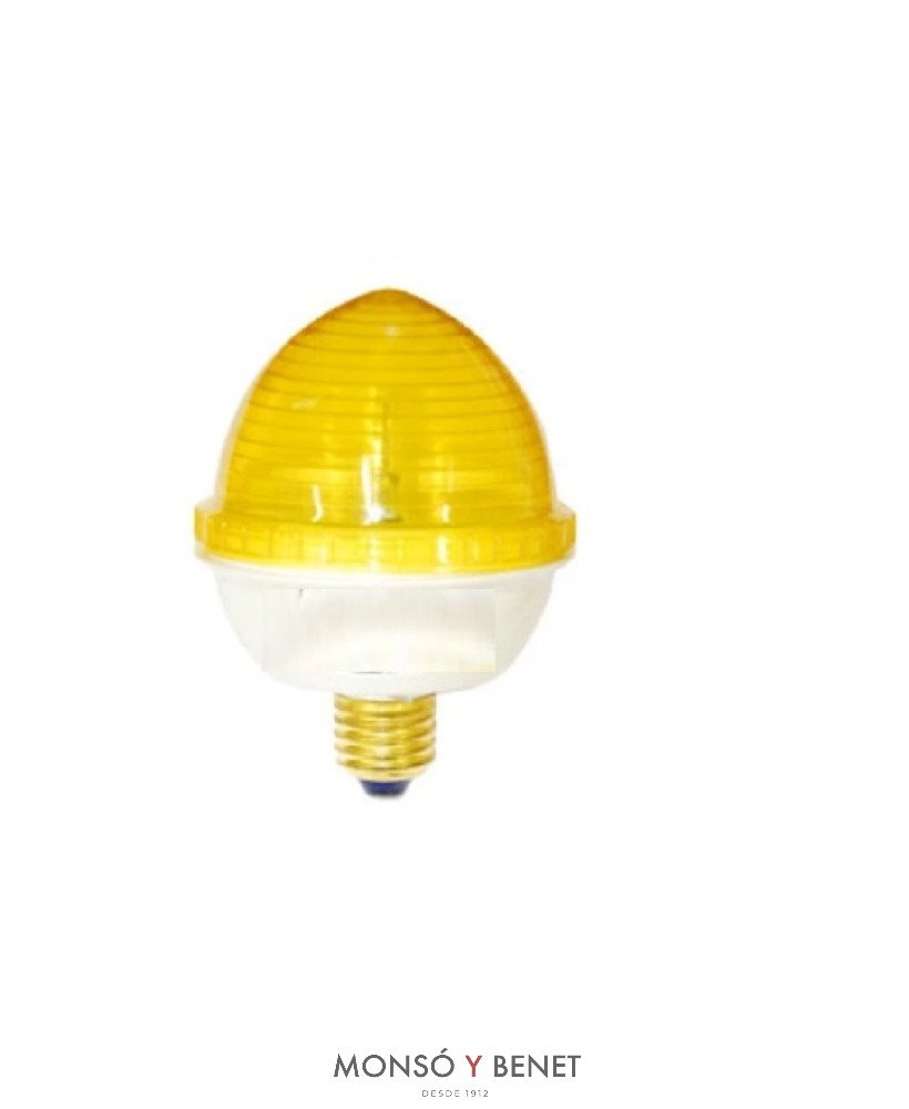 FLASH ESTROB.SRL-511 E27 AMARILLO