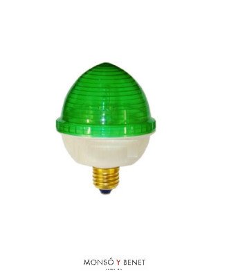 FLASH ESTROB.SRL-511 E27 VERDE